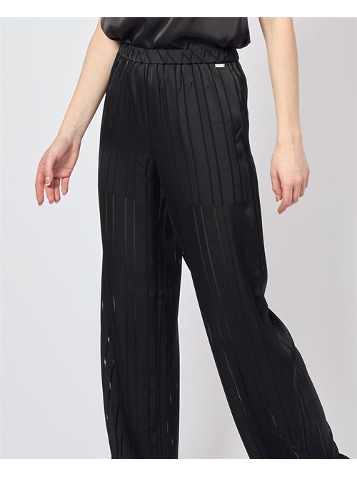 Armani Exchange black striped trousers ARMANI EXCHANGE | XW000482-AF12744FC041